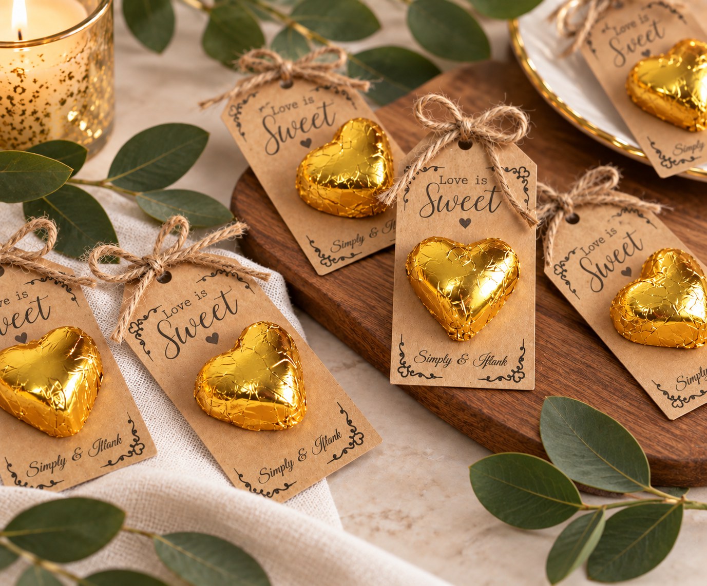 Single chocolate tag